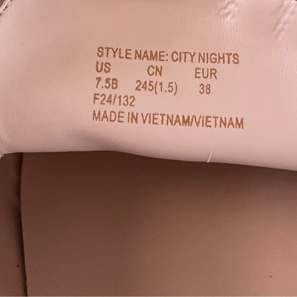 Kate Spade Pink Gold Flats Elegant Metallic Loafers - Picture 5 of 7